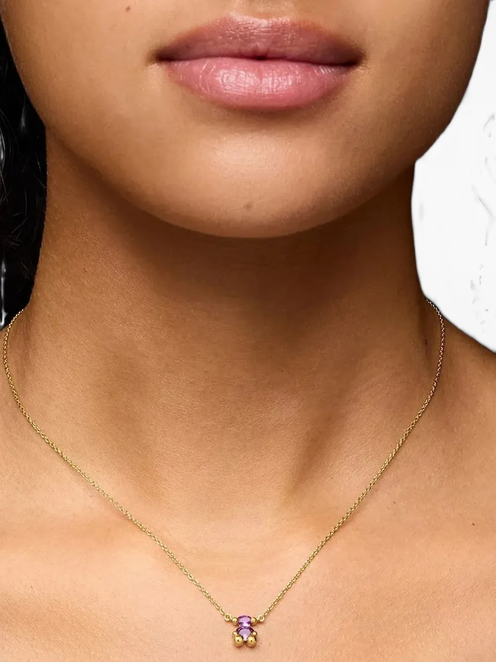 TOUS bear sapphire necklace - Goud