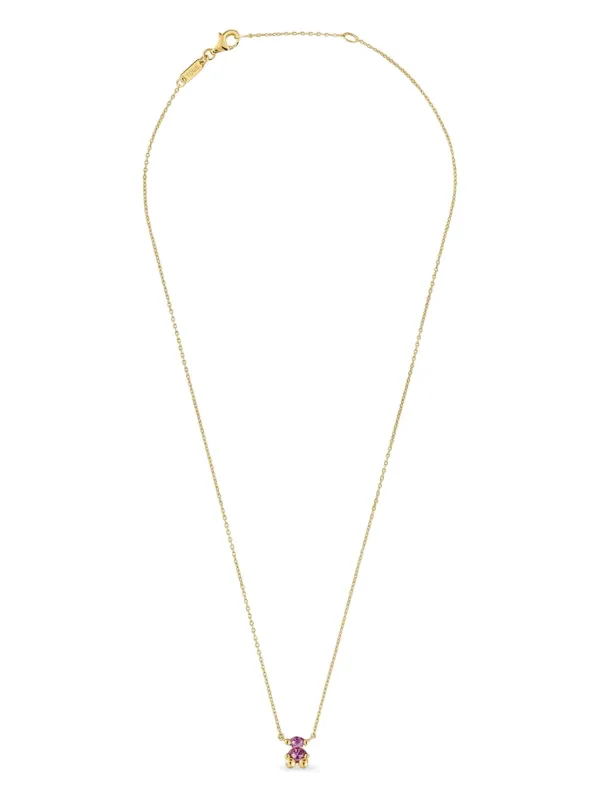 TOUS Bear Sapphire Necklace Gold FARFETCH JO