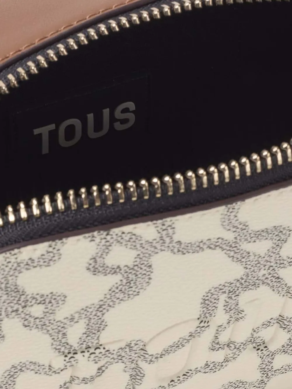 Tous Reporter Kaos Icon Bear-print Top-handle Bag In Neutral