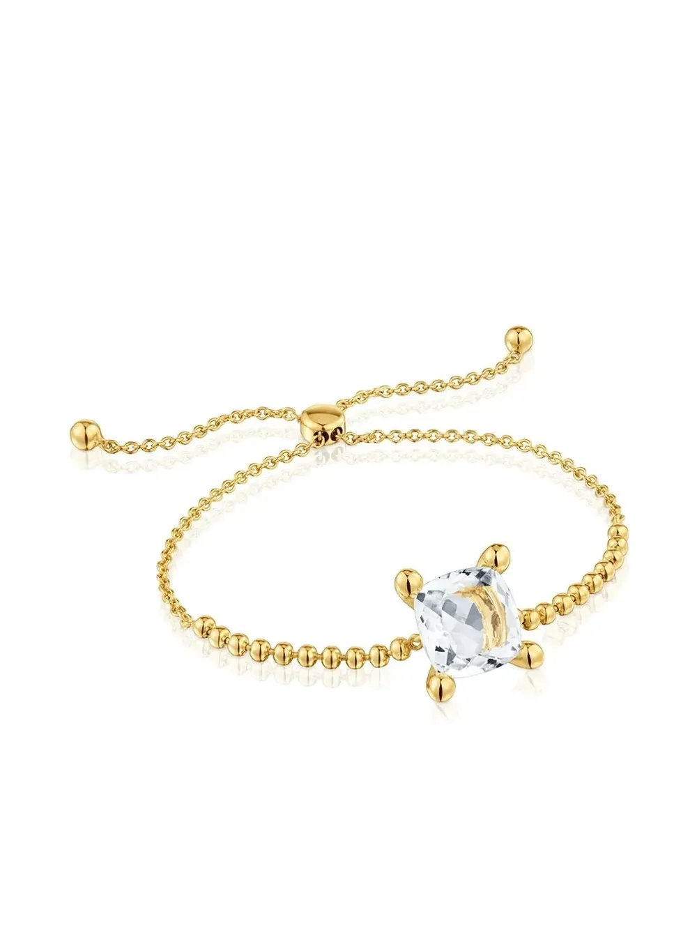 Tous Beaded Quartz Bracelet In Gold