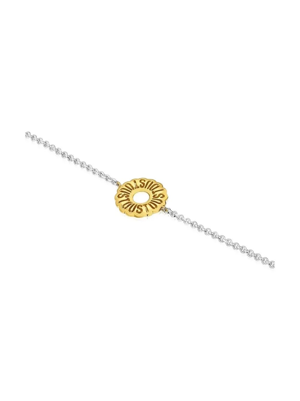 Tous Flower-shaped Chain Bracelet In Metallic