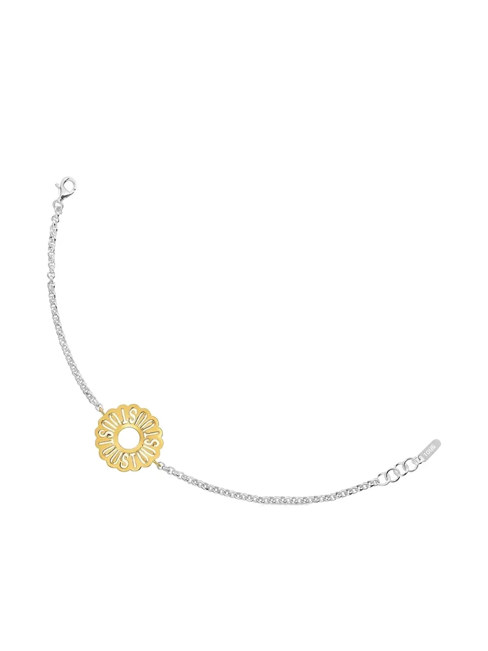 Tous Flower-shaped Chain Bracelet In Metallic