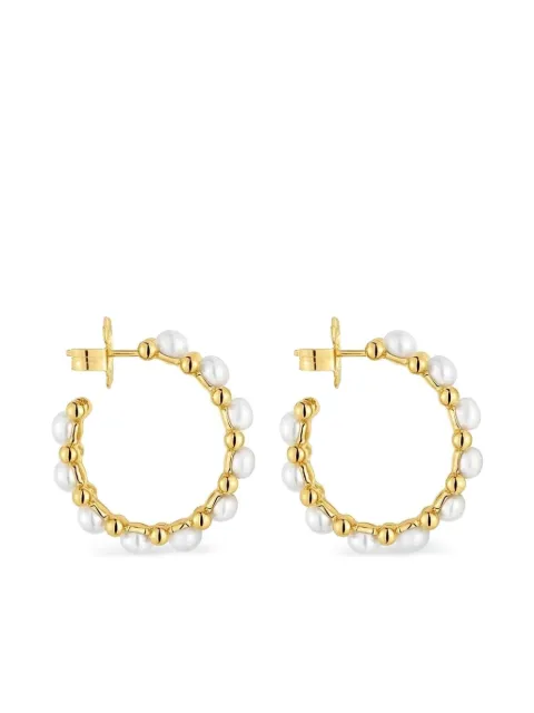 TOUS arracadas con detalle de perlas