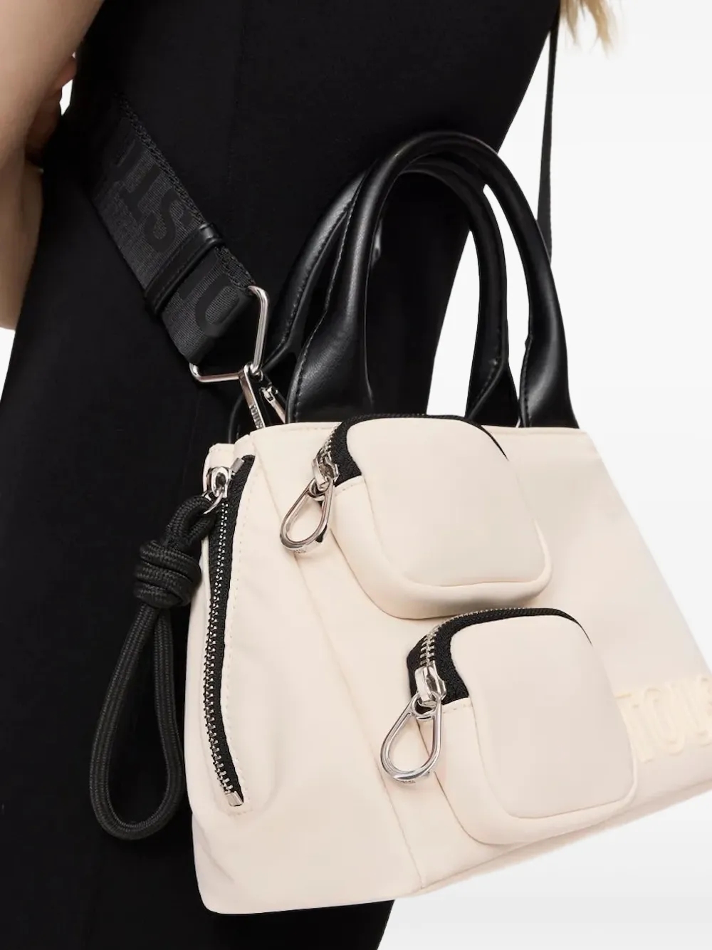 TOUS Shopper met meerdere vakken Beige