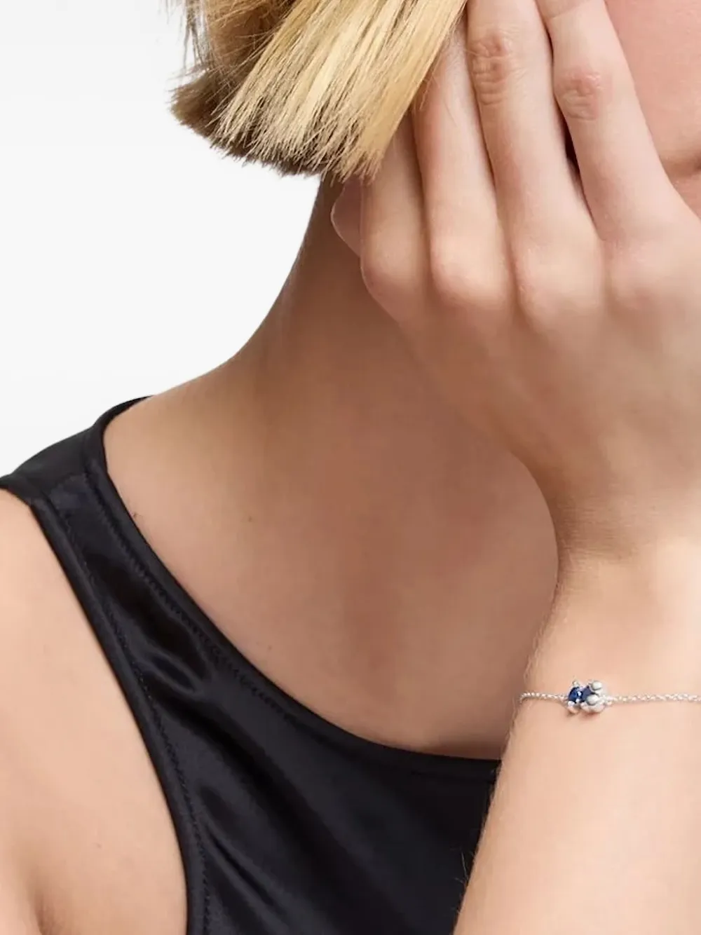 TOUS sapphire beaded bracelet - Zilver