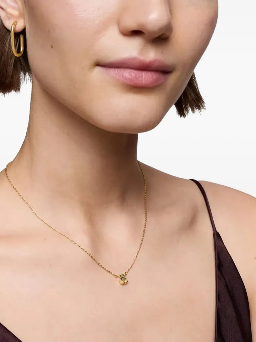 TOUS crystal-embellished bear-shaped necklace - Goud