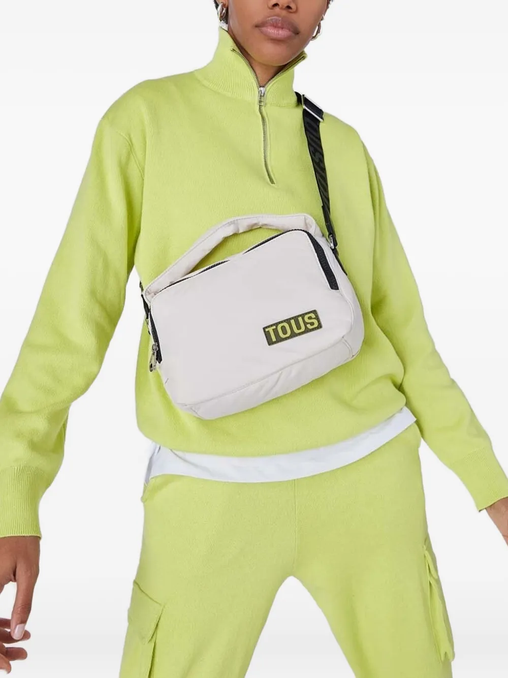 TOUS logo-patch cross-body bag | Neutrals | Image 1