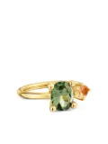 TOUS crystal-embellishment ring - Gold
