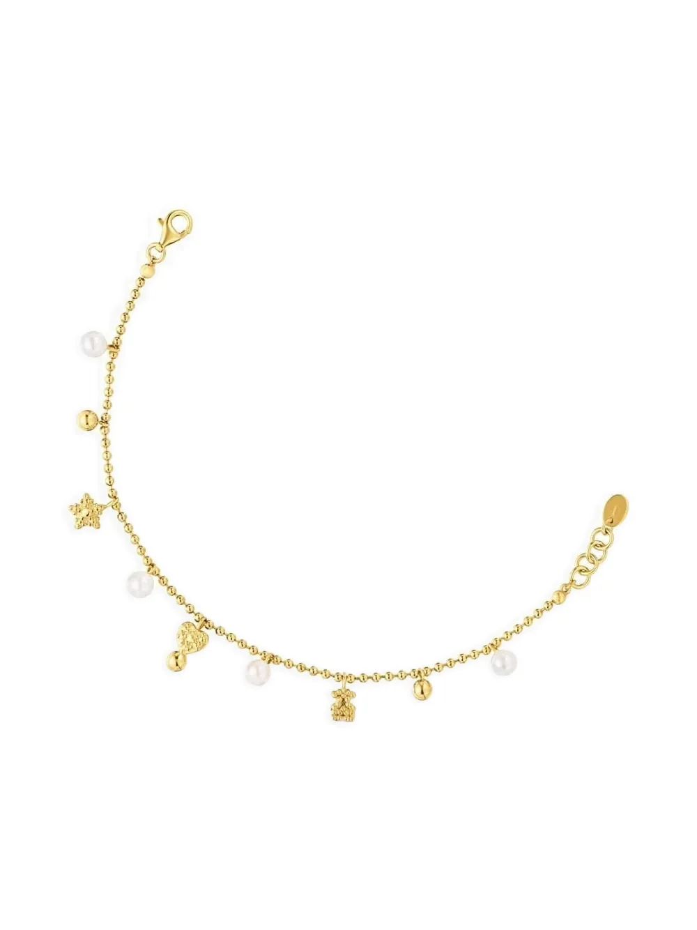 TOUS パール ネックレス - ゴールドトーン