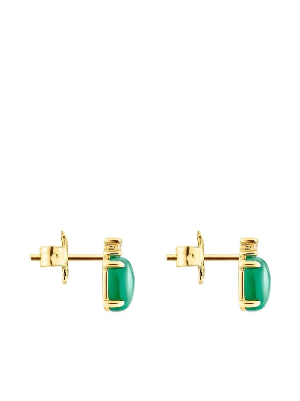 TOUS oval-stone earrings - Goud