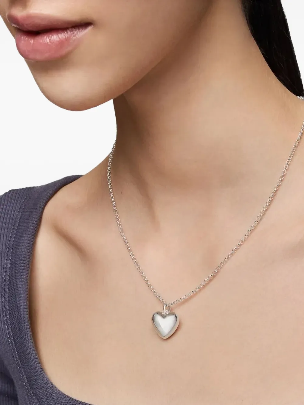 TOUS Hartvormige halsketting - Zilver