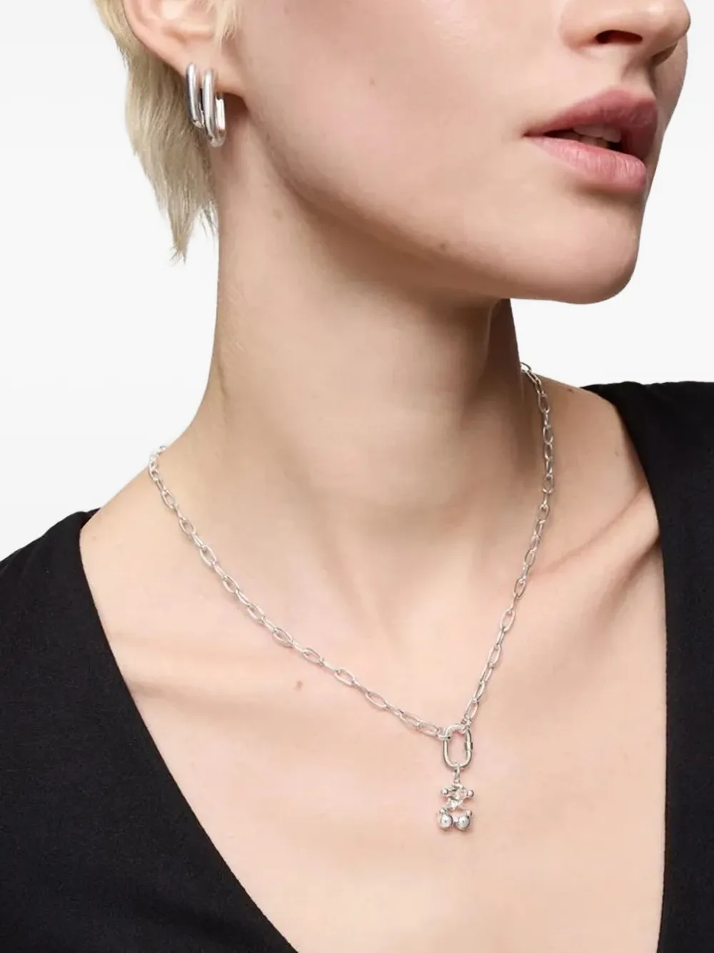 TOUS sterling silver bear pendant - Zilver
