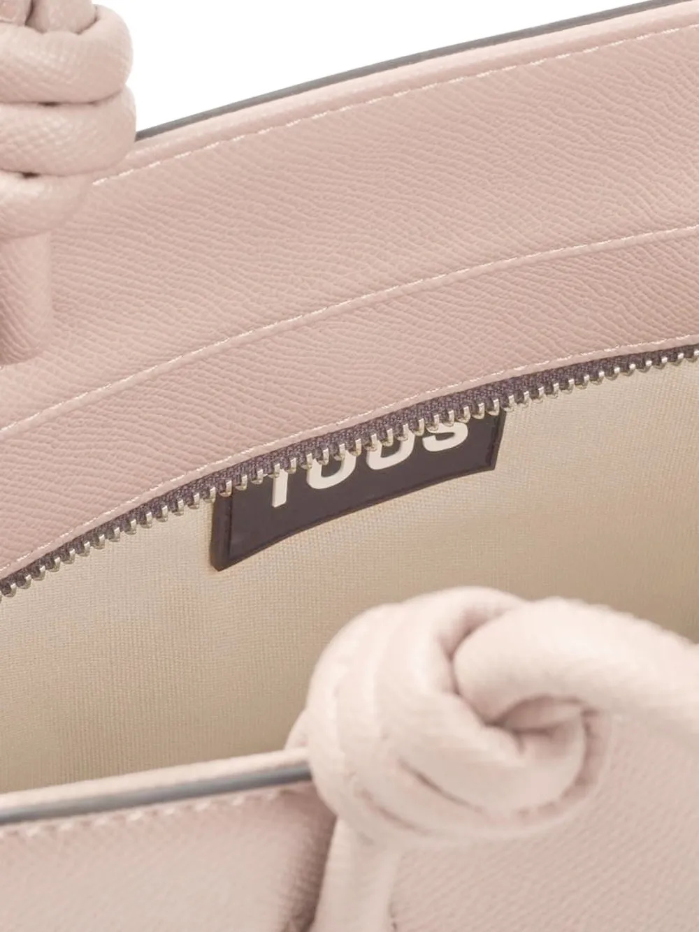Tous Medium La Rue Knotted-handle Tote Bag In Pink
