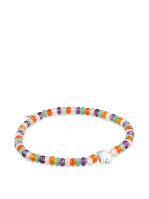 TOUS bear-charm beaded bracelet