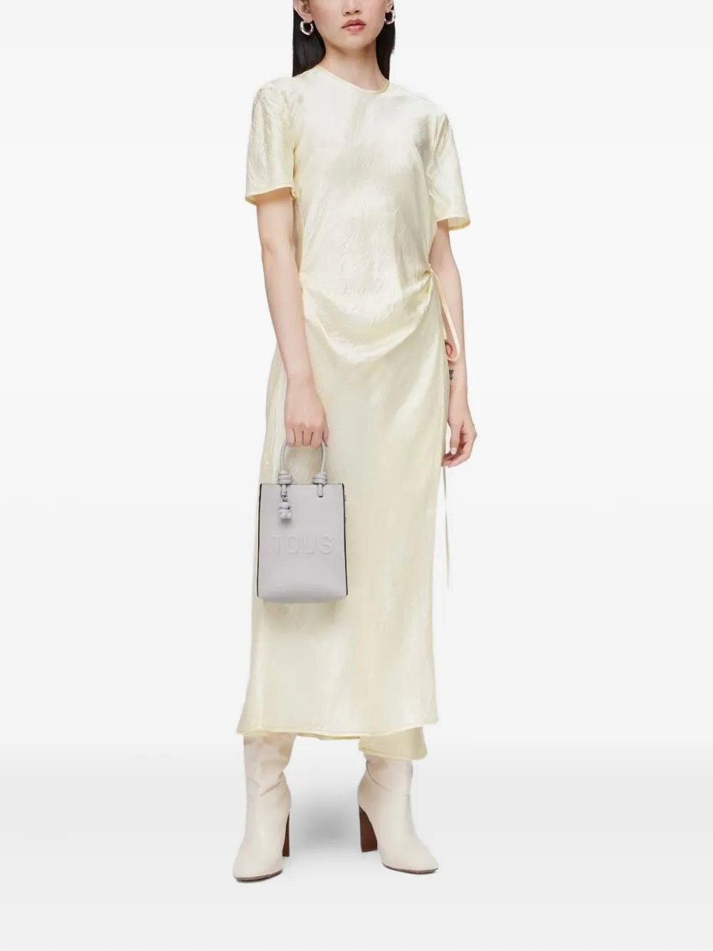 Tous Knotted-details Tote Bag In Gray