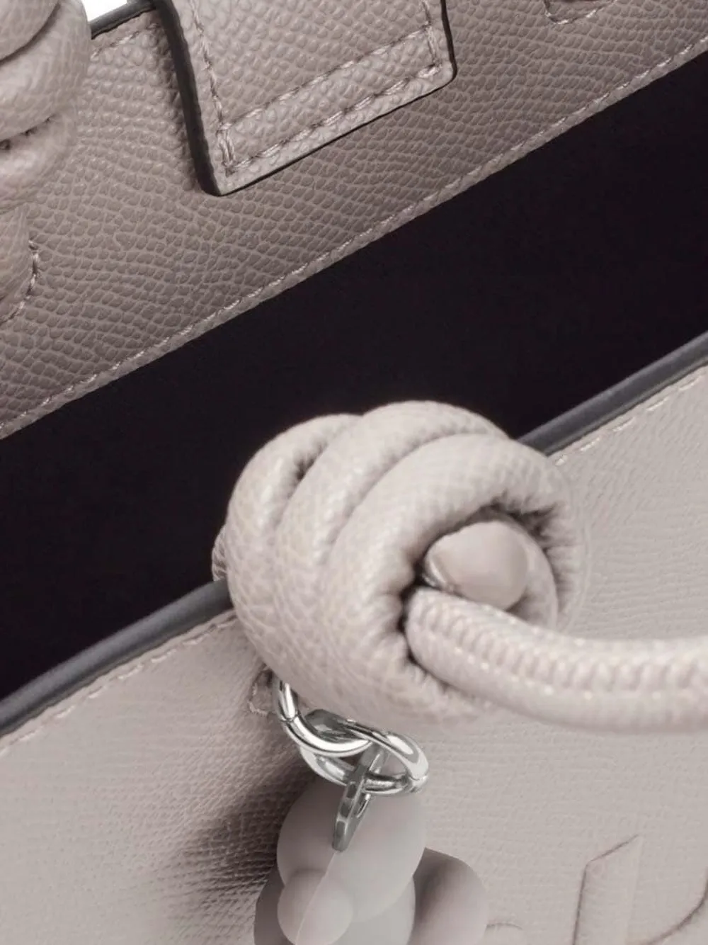 Tous Knotted-details Tote Bag In Gray
