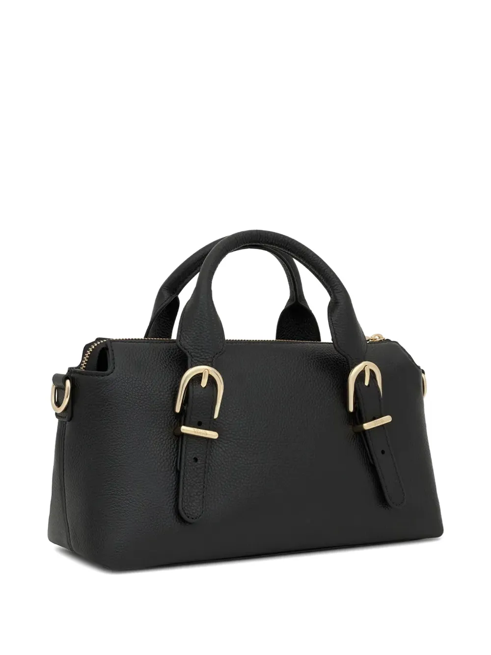 TOUS Bowling medium shopper met gespdetail Zwart