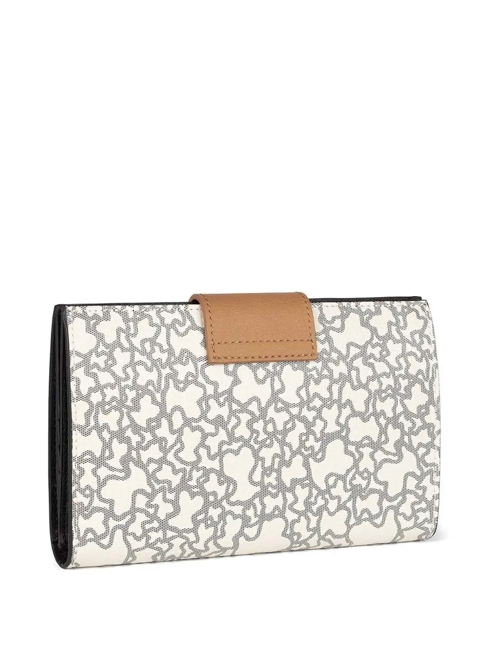 Tous Kaos Bear-print Clasp Mini Wallet In Multi