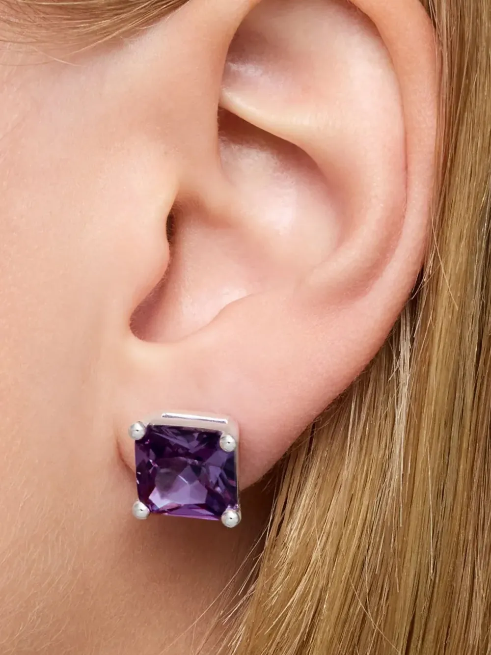  Tous Square Earrings - Silver 