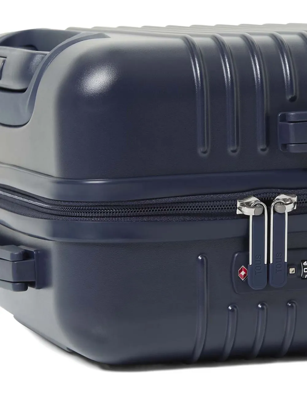 Tous Logo-embossed Suitcase In Blue