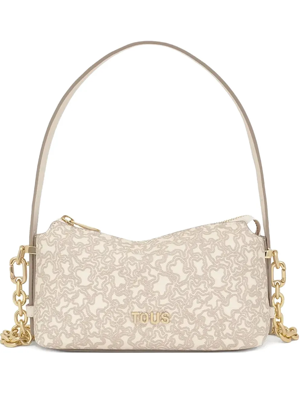 Tous Logo-print Shoulder Bag In Brown