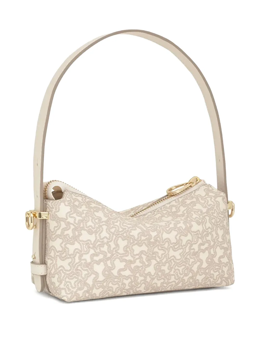 TOUS logo-print shoulder bag - Beige