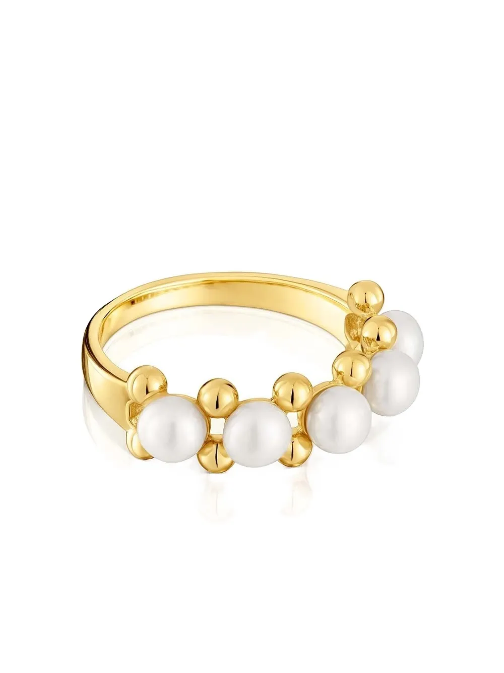 TOUS Anello con perle - Oro
