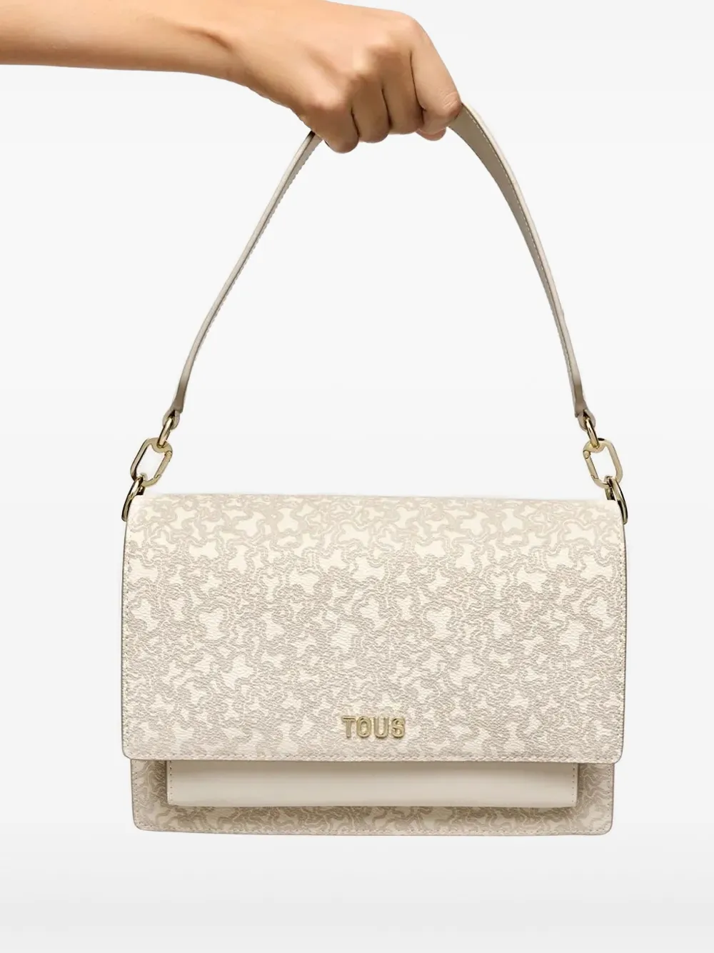 TOUS Audree フローラル ショルダーバッグ - ニュートラル TOUS Audree フローラル ショルダーバッグ - ニュートラル