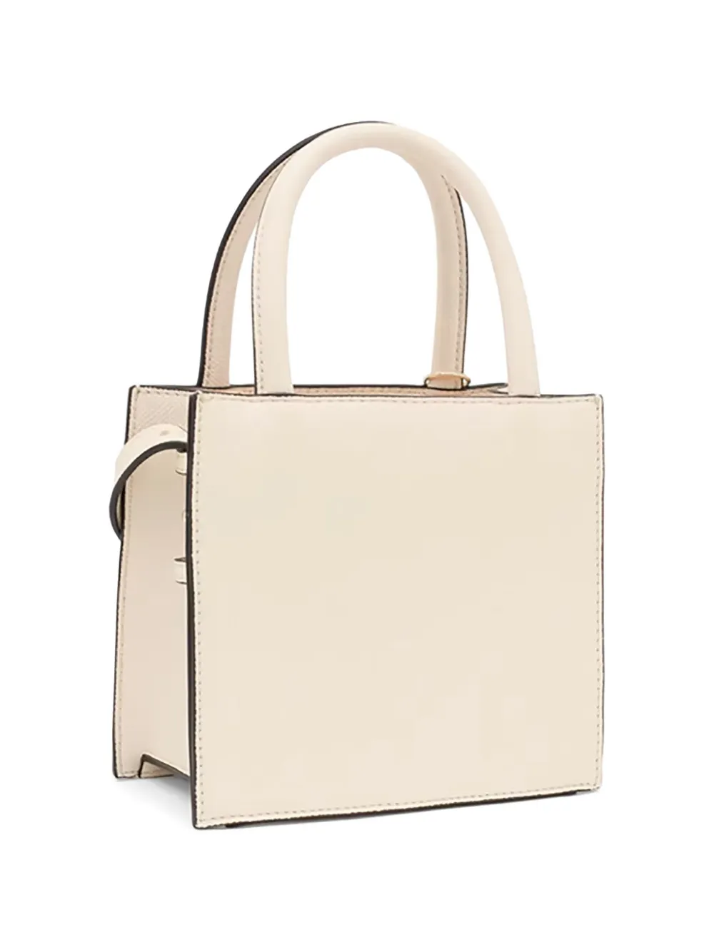  Tous Mini Cube Embossed Tote Bag - Neutrals 