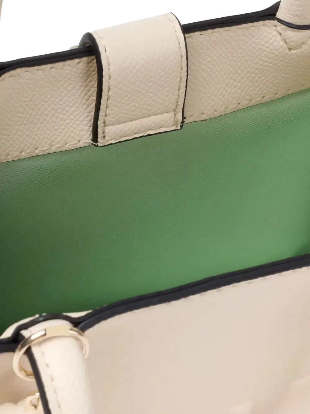  Tous Mini Cube Embossed Tote Bag - Neutrals 