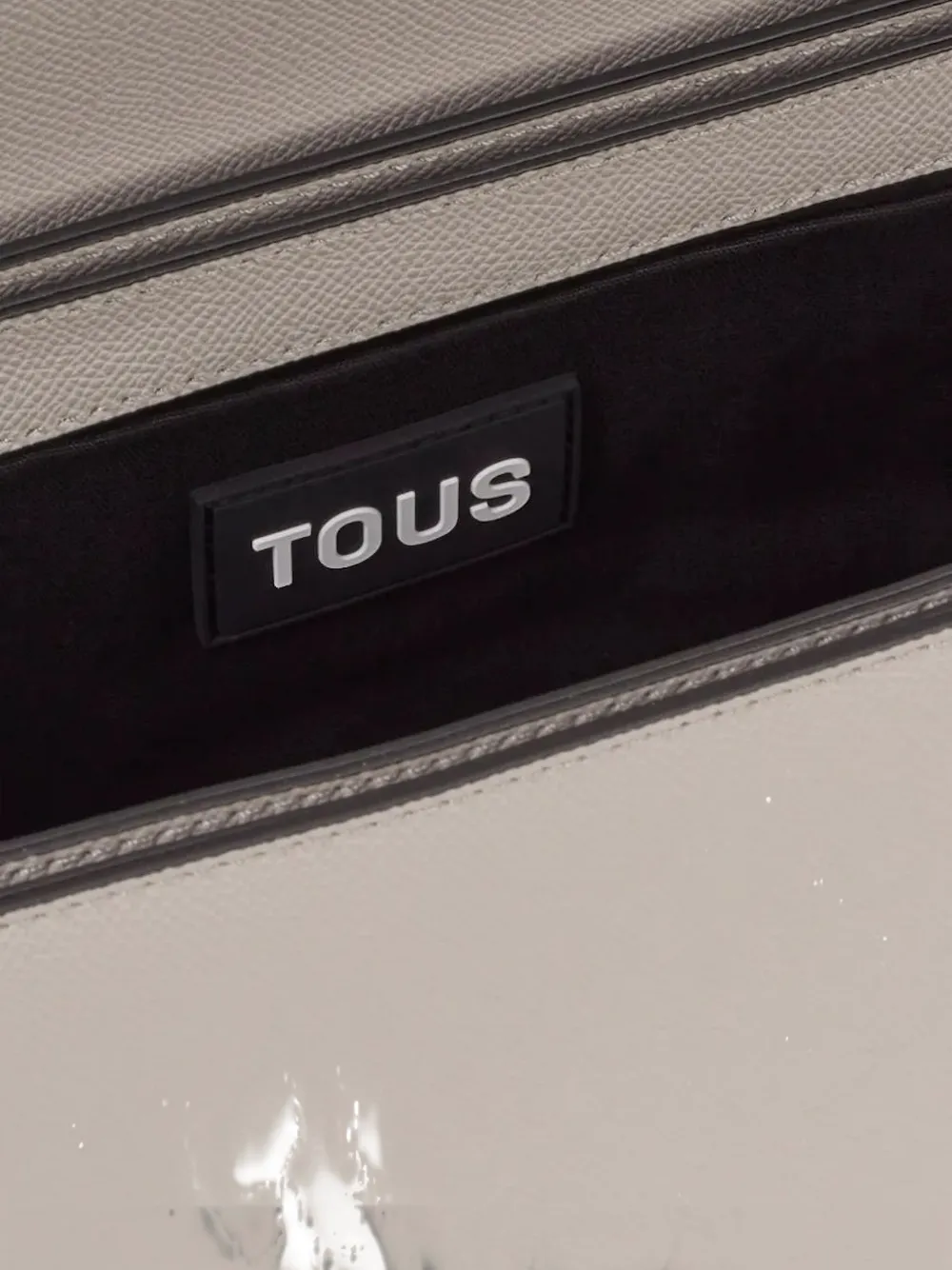 Tous Brenda Logo-embossed Crossbody Bag In Gray