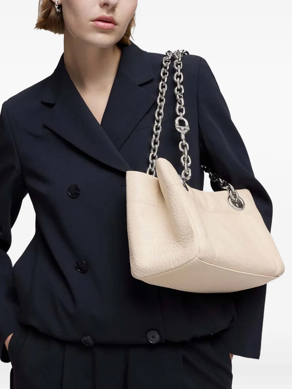 Tous Medium Manifesto New Chain-strap Shoulder Bag In Neutral