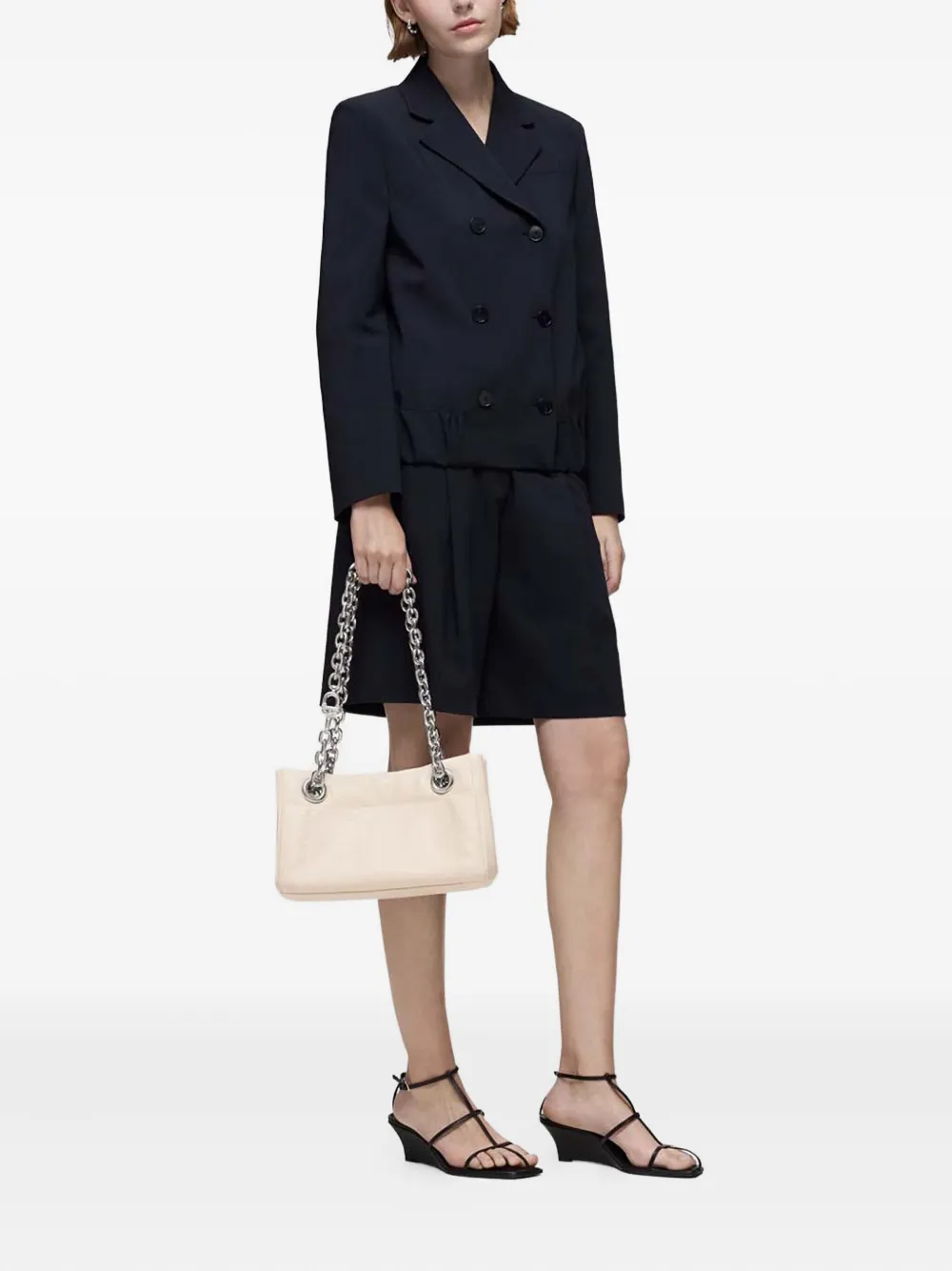 TOUS medium Manifesto New chain-strap shoulder bag - Beige