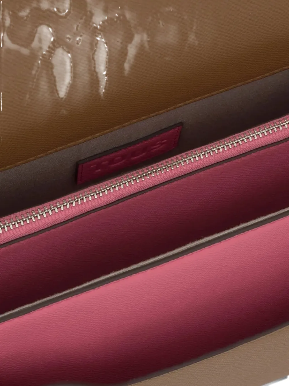 Tous Audree Saffiano Cross Body Bag In Pink