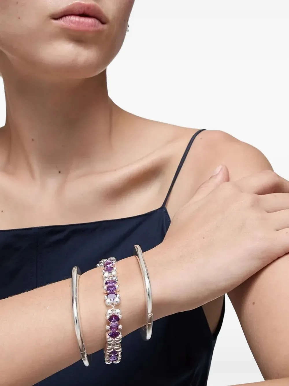 TOUS bear-motif bracelet - Zilver