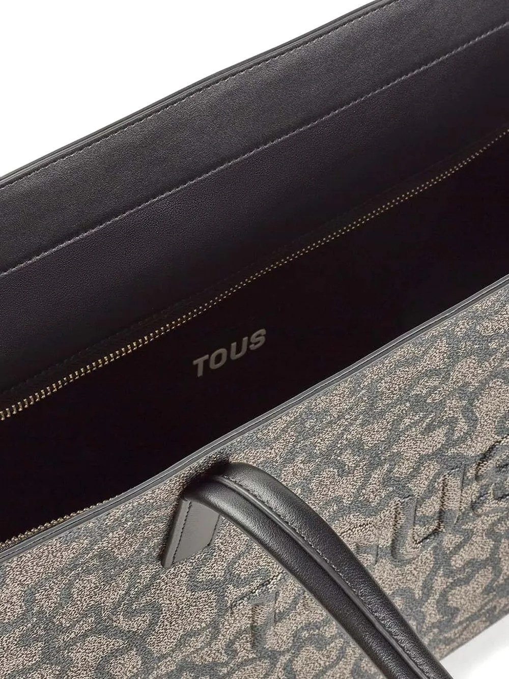 TOUS Kaos Icon shopper met beerlogo Zwart