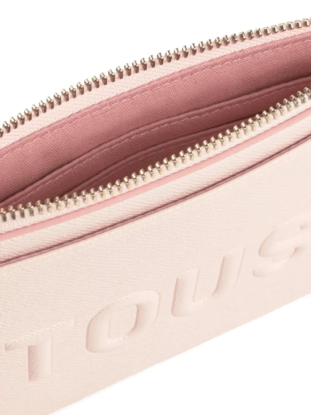 Tous Embossed-logo Zip-top Wallet In Neutral