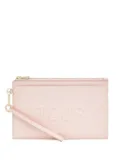TOUS embossed-logo zip-top wallet - Pink