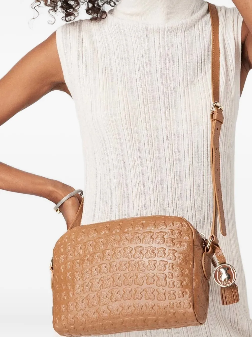 Tous Umhängetasche Mit Bärenmuster In Brown