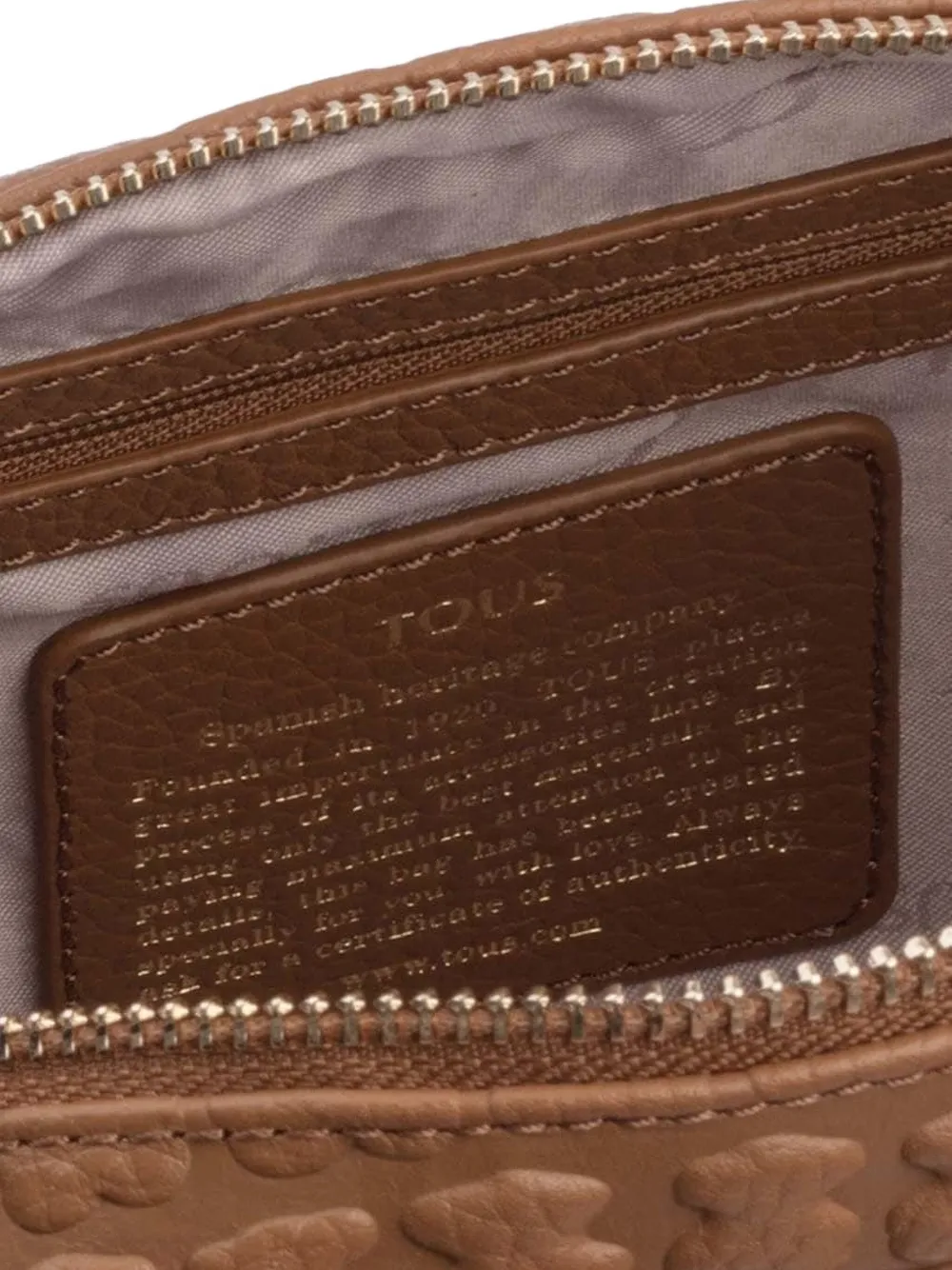 Tous Umhängetasche Mit Bärenmuster In Brown
