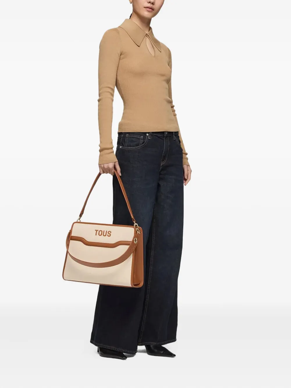 medium Audree logo-detail tote bag