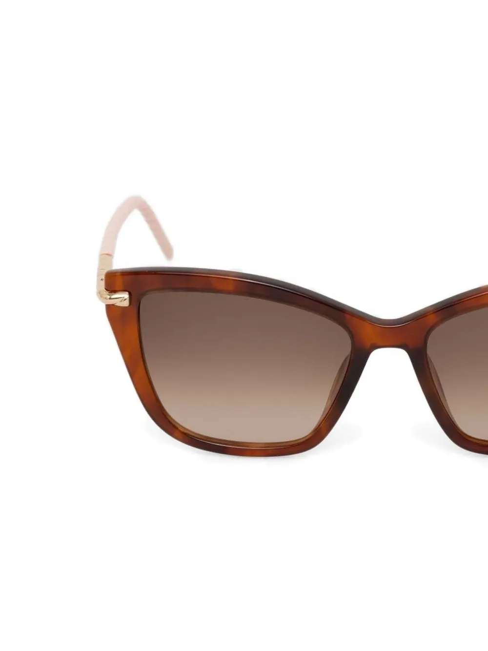 TOUS Zonnebril met cat-eye montuur Bruin