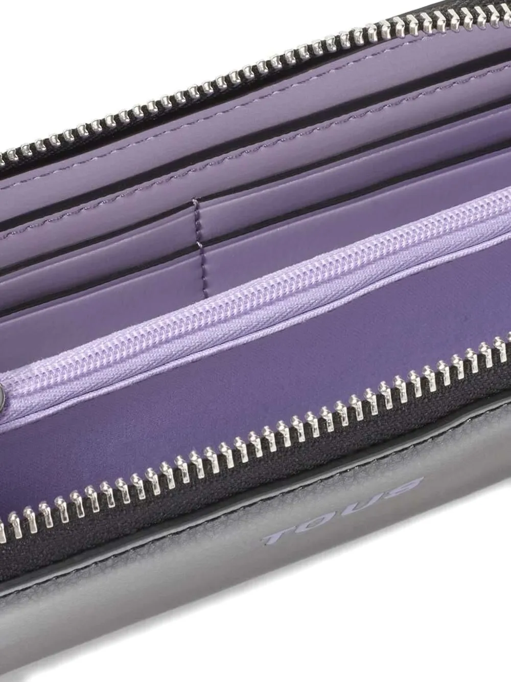 Tous Zip-around Wallet In Black