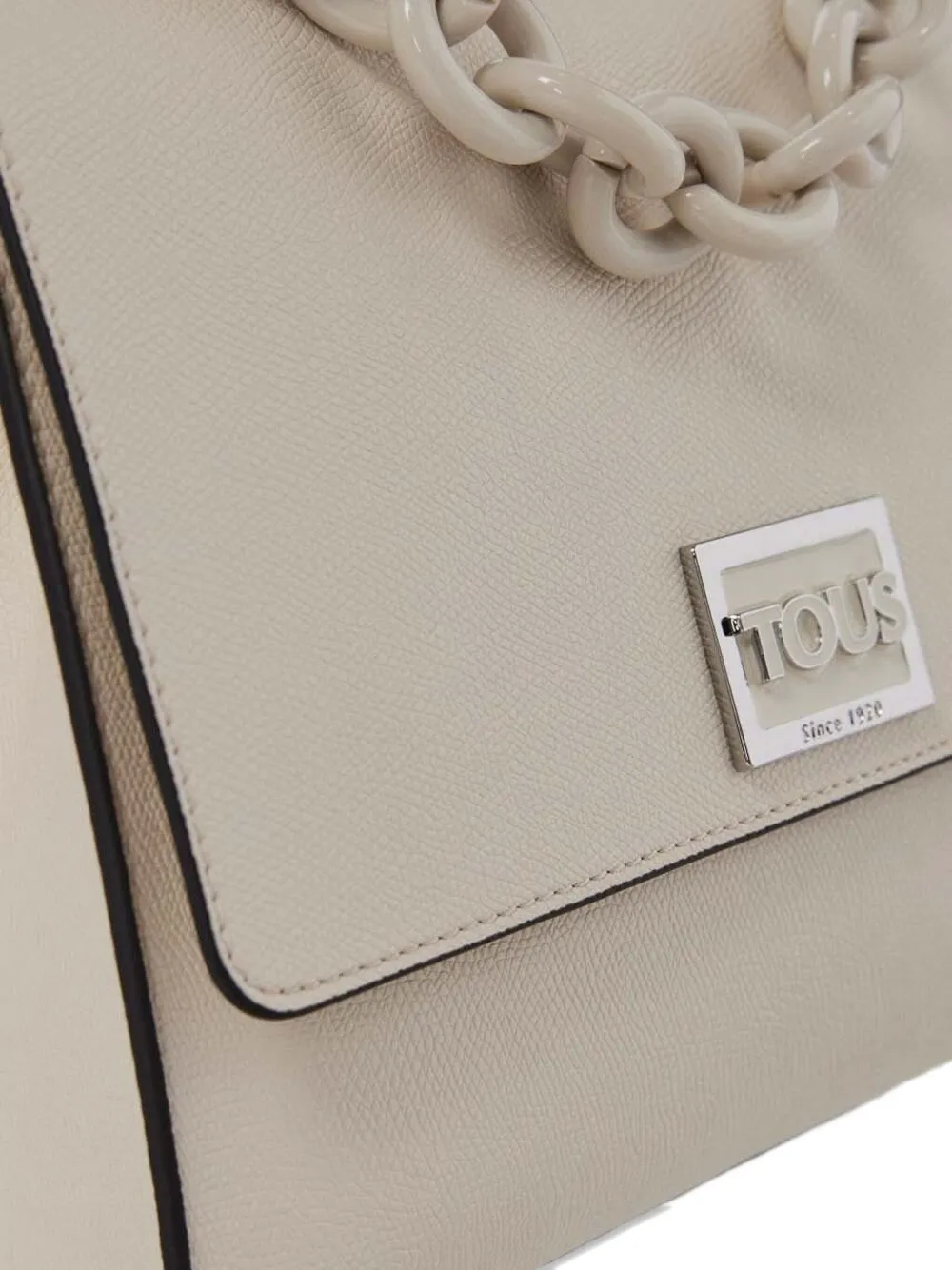 Tous Medium Shoulder Bag In White