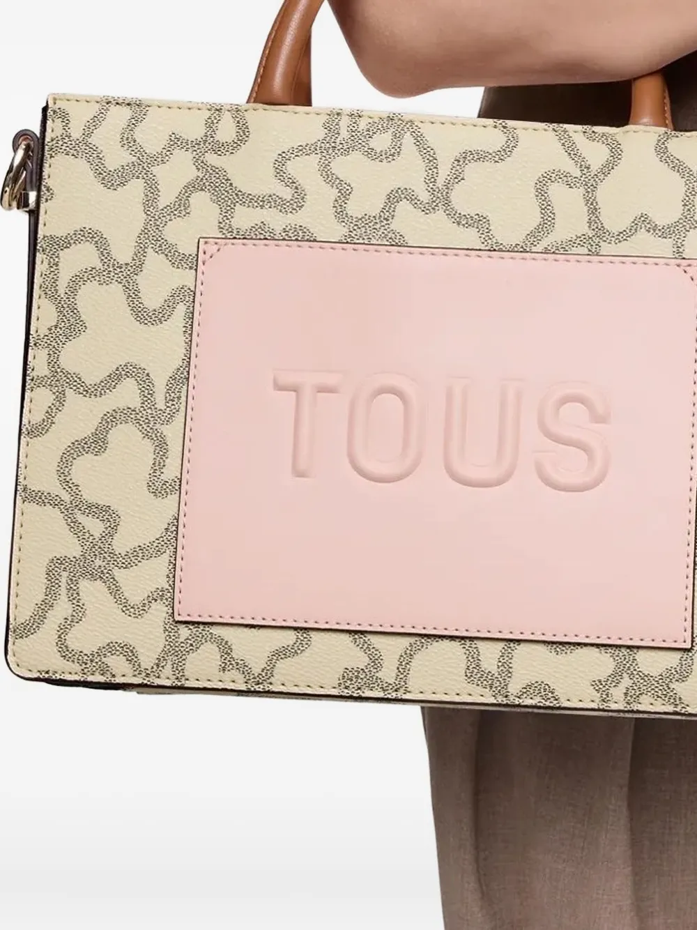 Tous Medium Amaya Kaos Icon-print Tote Bag In Pink