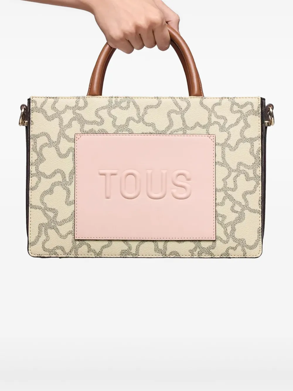 Tous Medium Amaya Kaos Icon-print Tote Bag In Pink