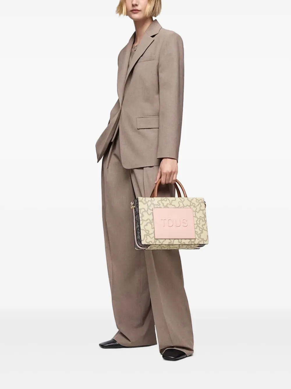 Tous Medium Amaya Kaos Icon-print Tote Bag In Pink