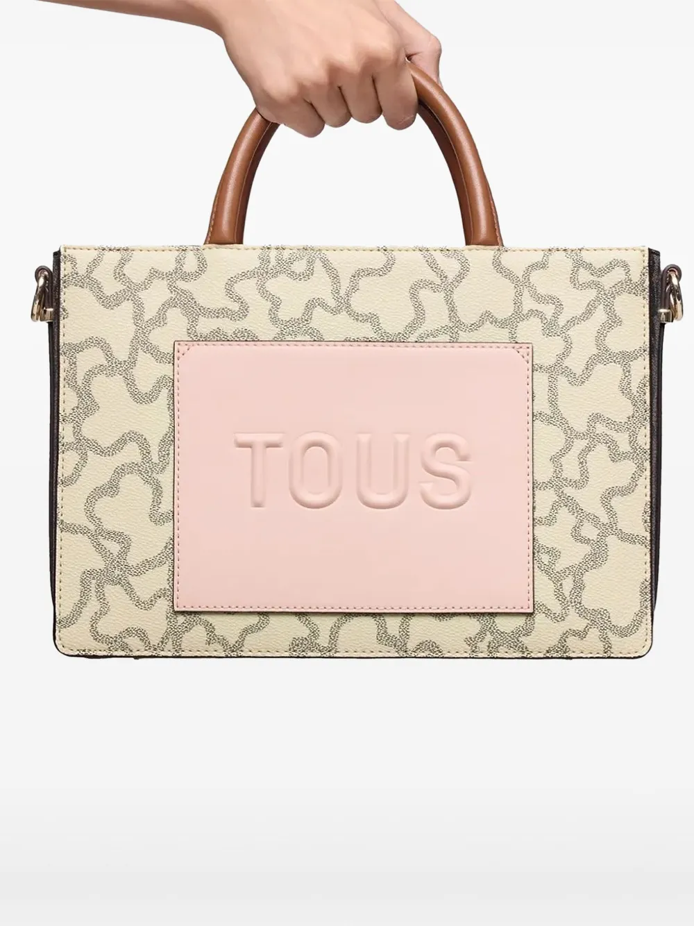 TOUS Borsa tote Amaya Kaos media - Rosa