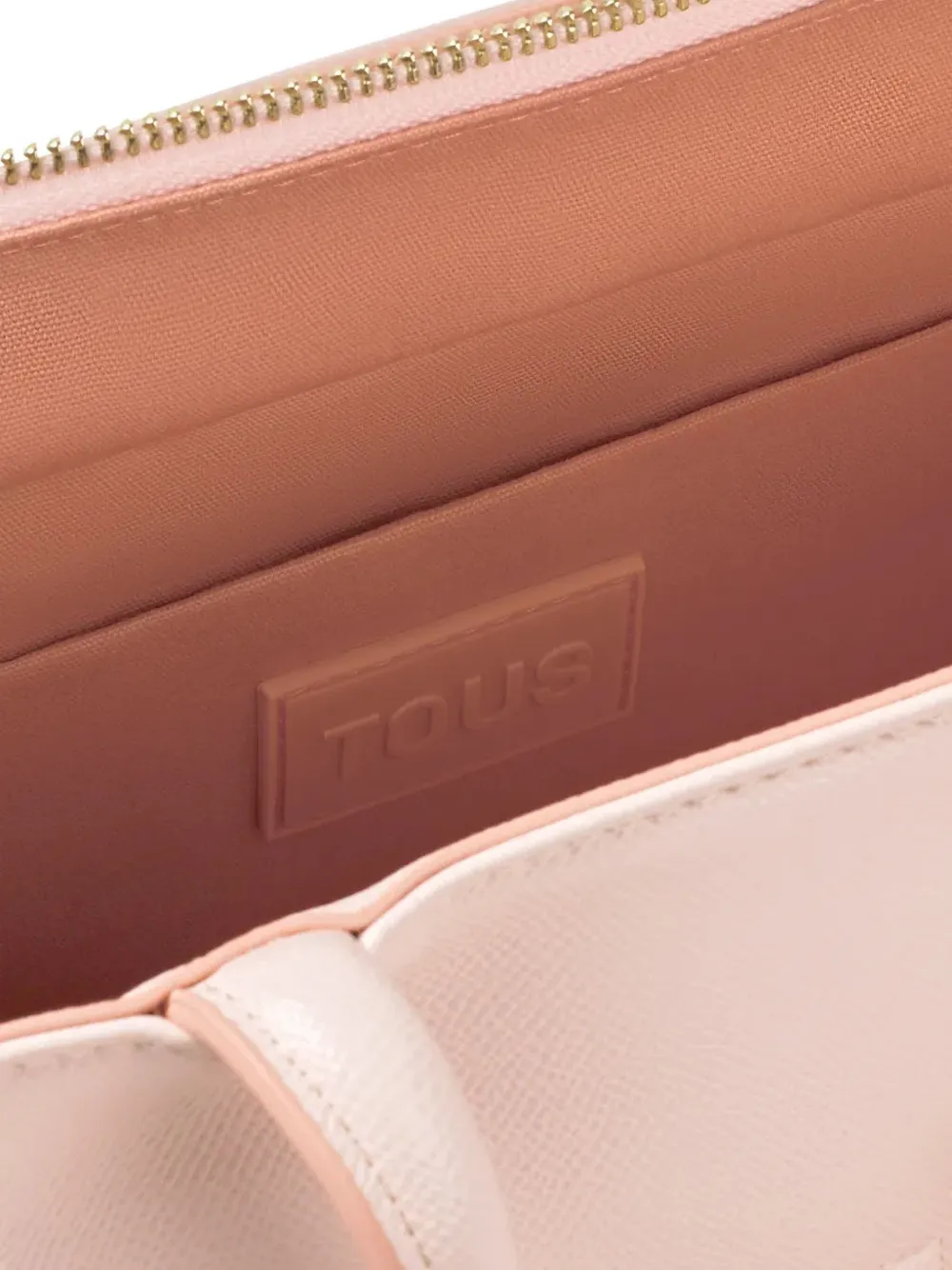 TOUS Medium shopper met logo-reliëf Roze
