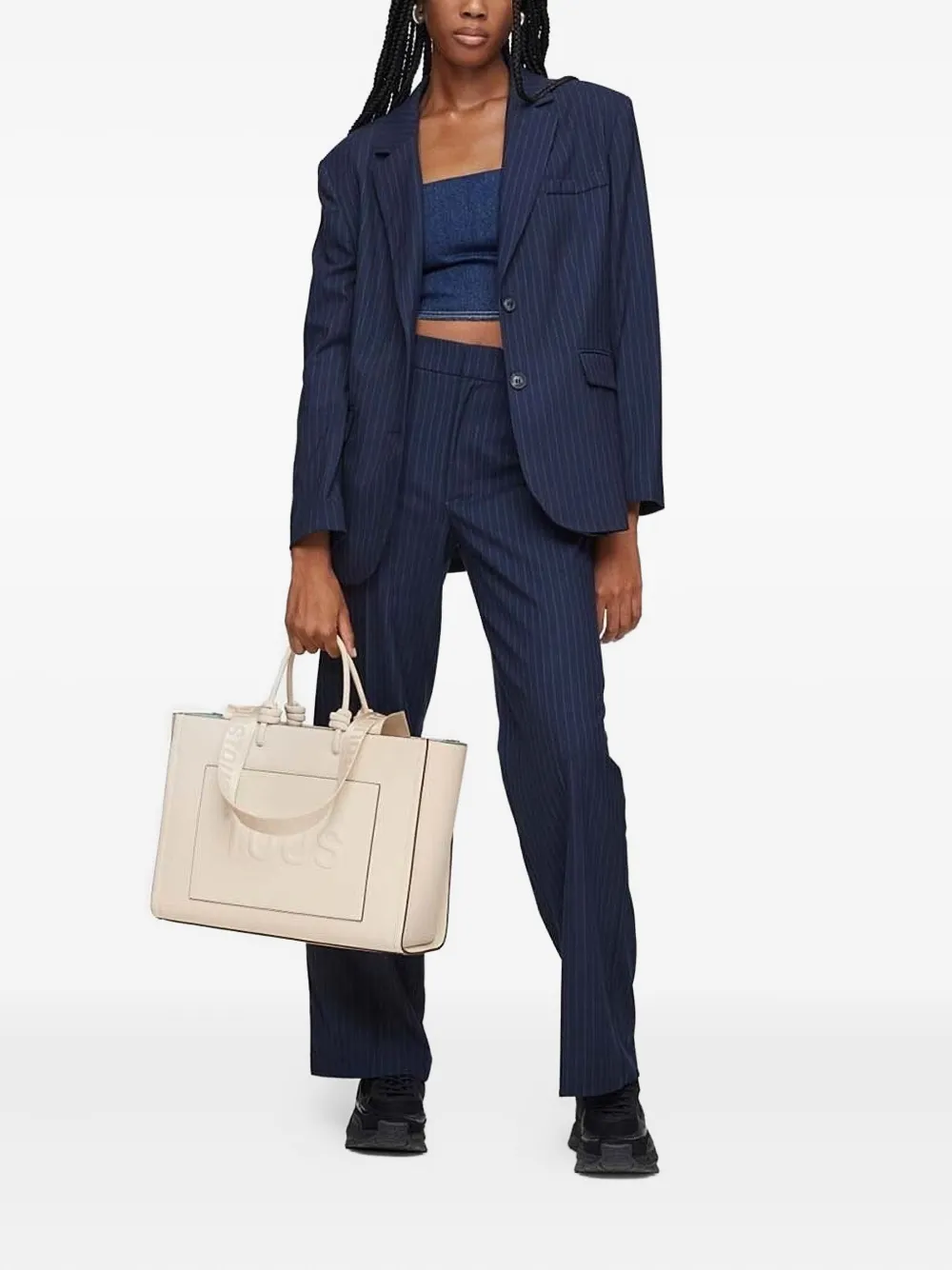 TOUS Amaya shopper met geknoopt handvat - Beige